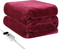 electric heated blanket throw 50%e2%80%9dx 60%e2%80%9dheating blanket throw electricfast heating blanket6 heat settings with auto offmachine