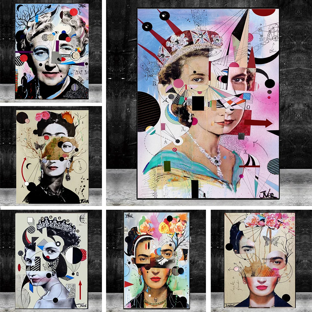 Портрет Художественная Картина на холсте настенное искусство знаменитый