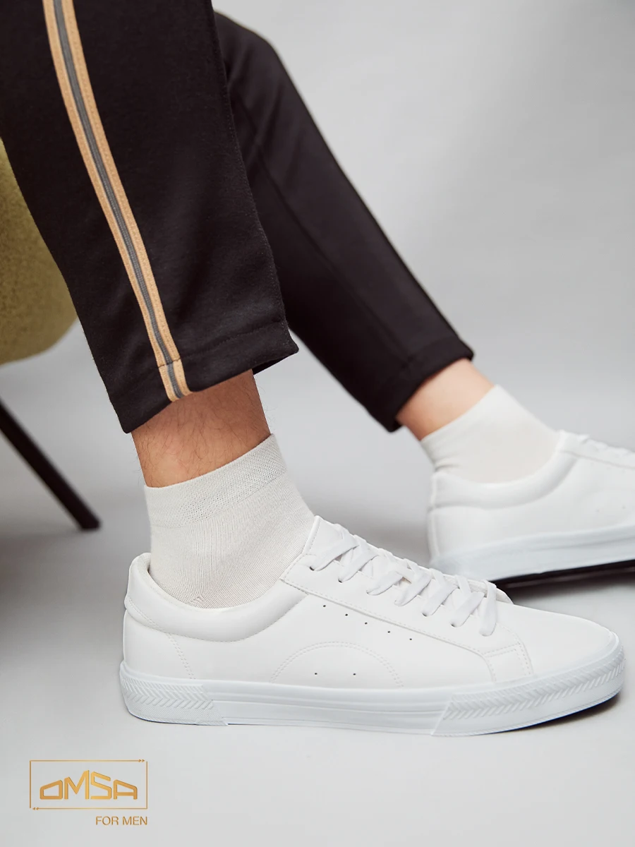 Носки мужские укороченные OMSA CLASSIC 201 короткие всесезонные набор 5 пар из хлопка |