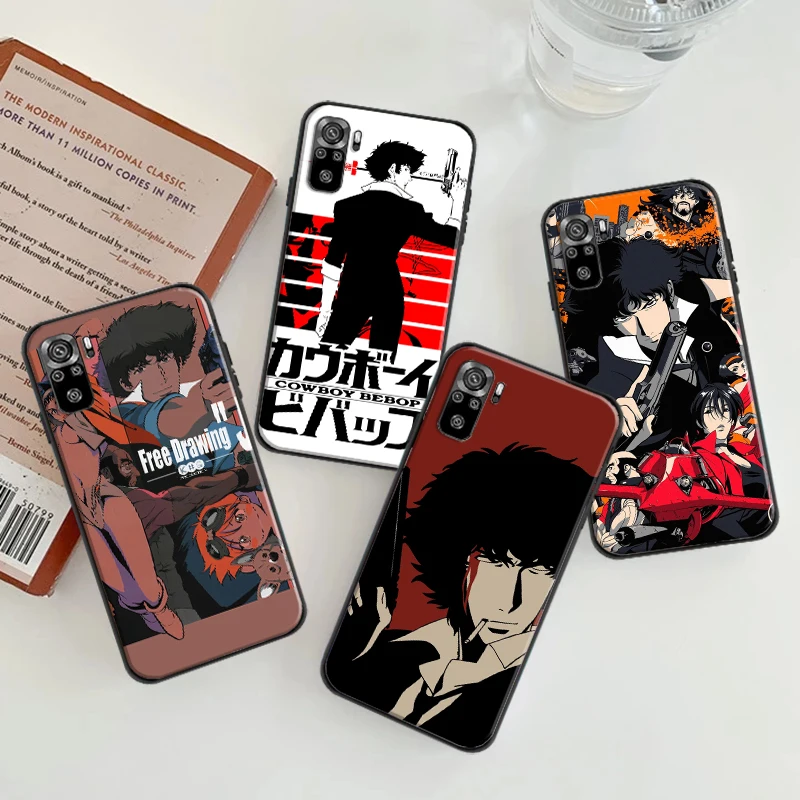 

Anime Cartoon Space Cowboy Bebop Phone Case For Xiaomi Redmi 9 9i 9AT 9T 9A 9C 10X 4G 5G Note 10 10T 5G 10S 10 5G Back Cover