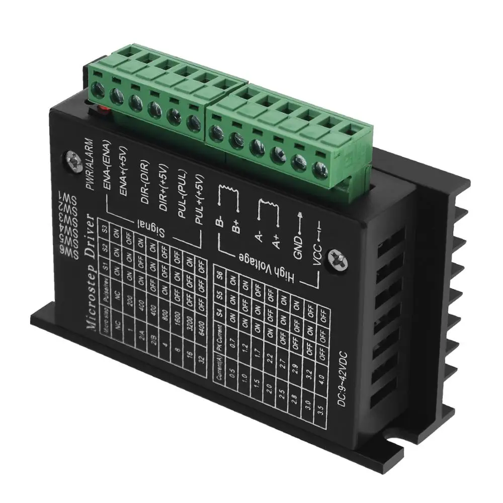 Драйвер шагового двигателя 5 шт./лот TB6600 + шаговый двигатель Nema17 17HS8401 0.55N.m для