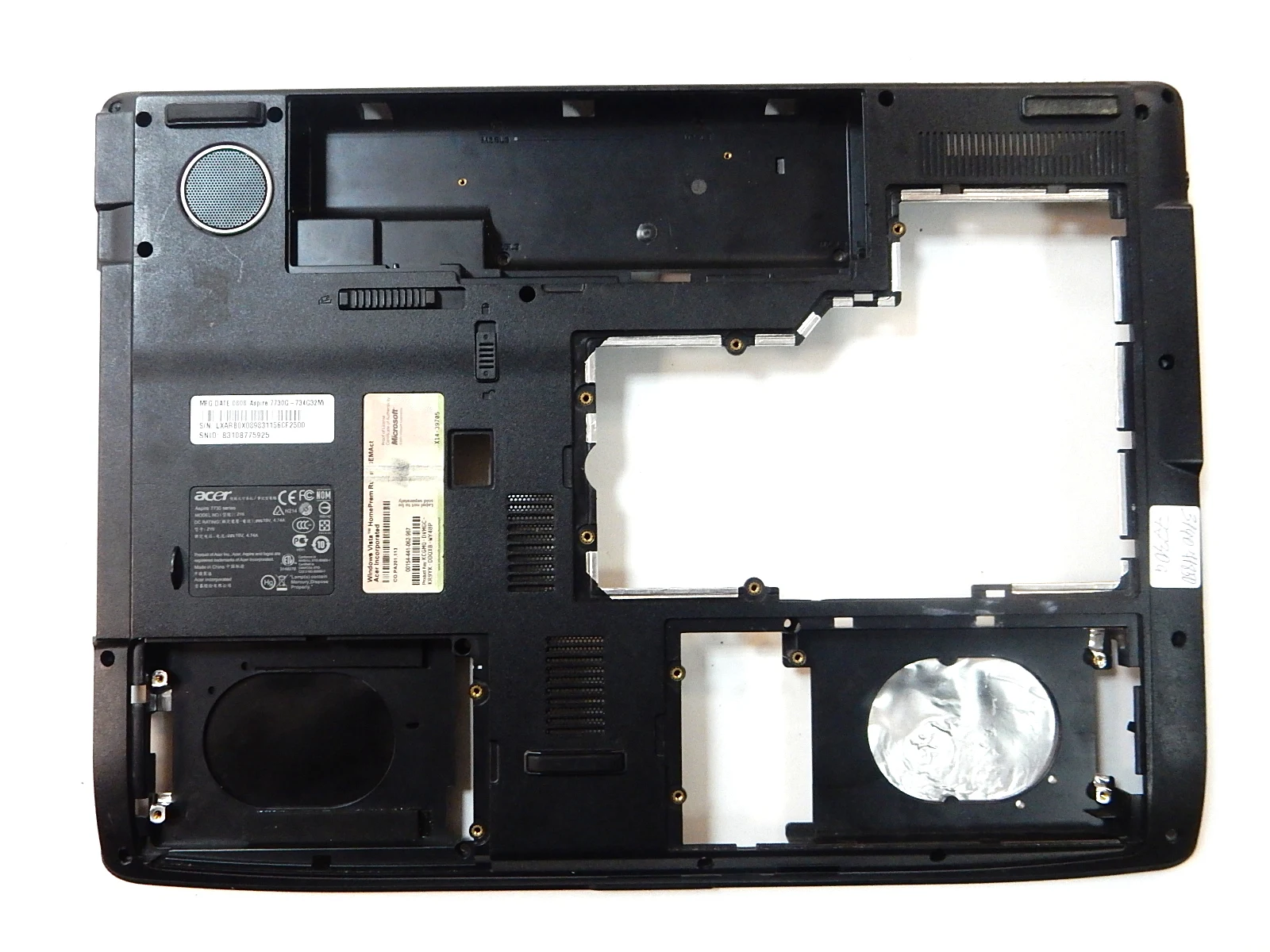 Корпус нижняя часть (корыто) FOX33ZY6BATN2008 REV: 3A Acer Aspire 7530G 7730G (б/у с разбора) | Компьютеры