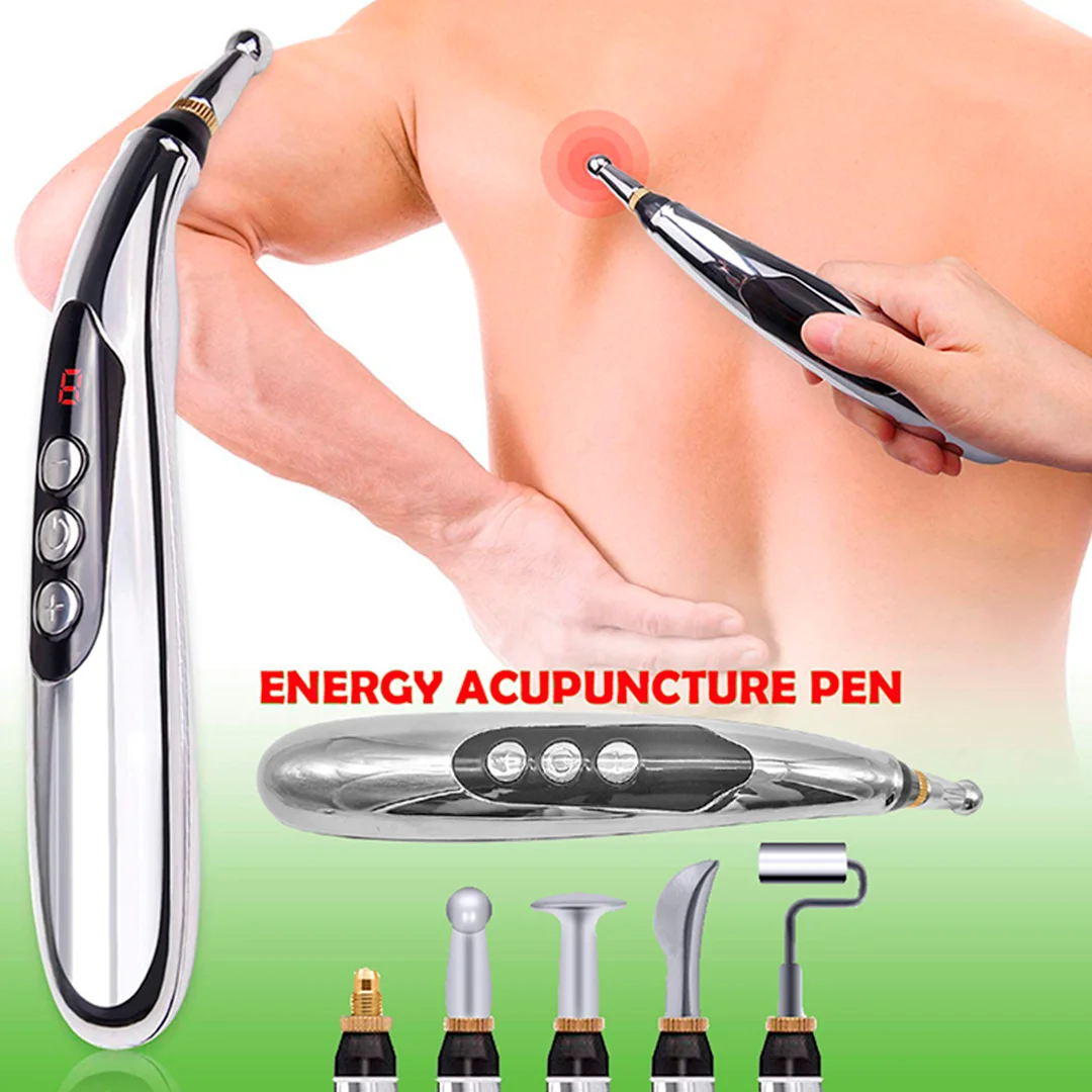 Массажная электронная ручка для точечного акупунктурного массажа тела |