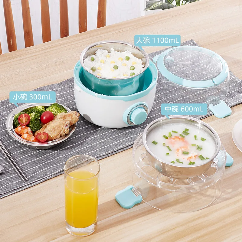 

JXFYD Lille Home Vacuum Insulated Stackable Stainless Steel Thermal Lunch/Snack box, 2-Tier Bento/food warmer