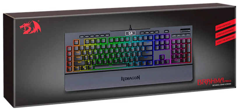 Механическая клавиатура Redragon Brahma Pro RU RGB Optical switches (77513) | Компьютеры и офис