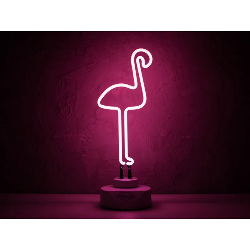 Неоновый &quotфламинго&quot ручной работы | Лампы и освещение