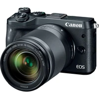 canon eos m6 mark ii mirrorless digital camera ef m 18 150mm f3 5 6 3 is stm lens black