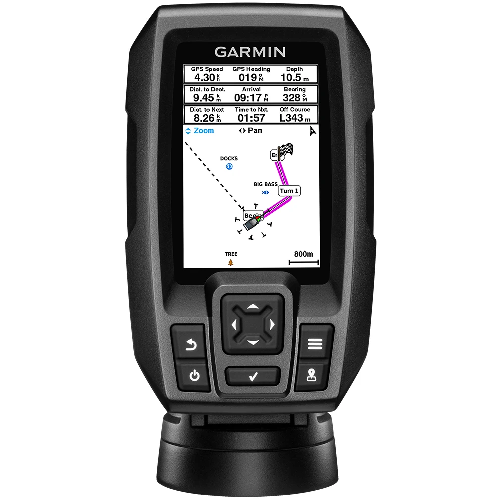 Echo sounder Garmin striker 4 (010-01550-01) with GPS official warranty 2 years for boat fishing Navigator |