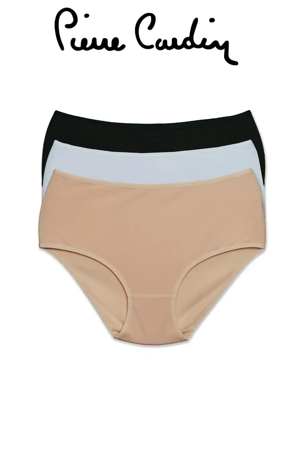 NEW 2021 Pierre Cardin Women's Assortment 3-Piece Plus Size High Waist Briefs