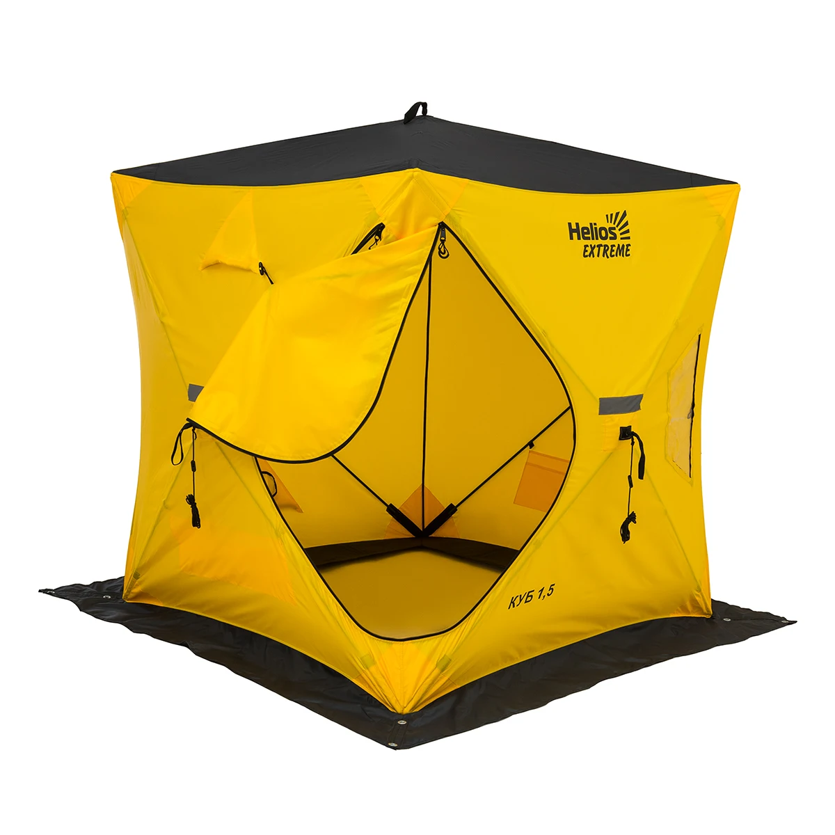 Палатка зимняя CUBE EXTREME 1.5 (широкий вход) (HS-ISТ-CE-1.5-P) Helios |