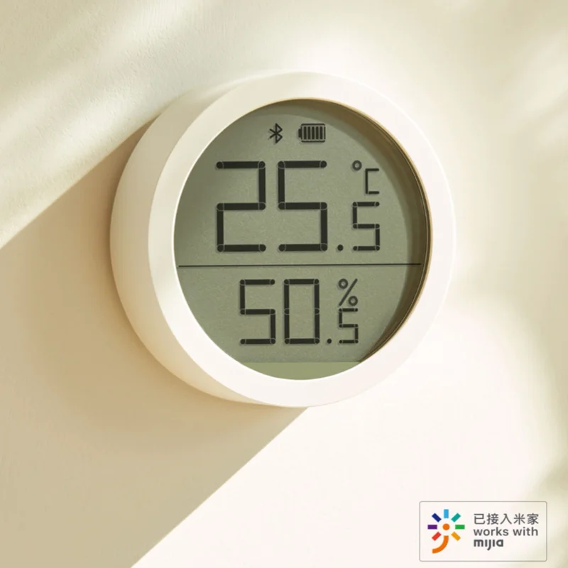 Цифровой термометр и гигрометр Qingping электронный прибор с ЖК-экраном для