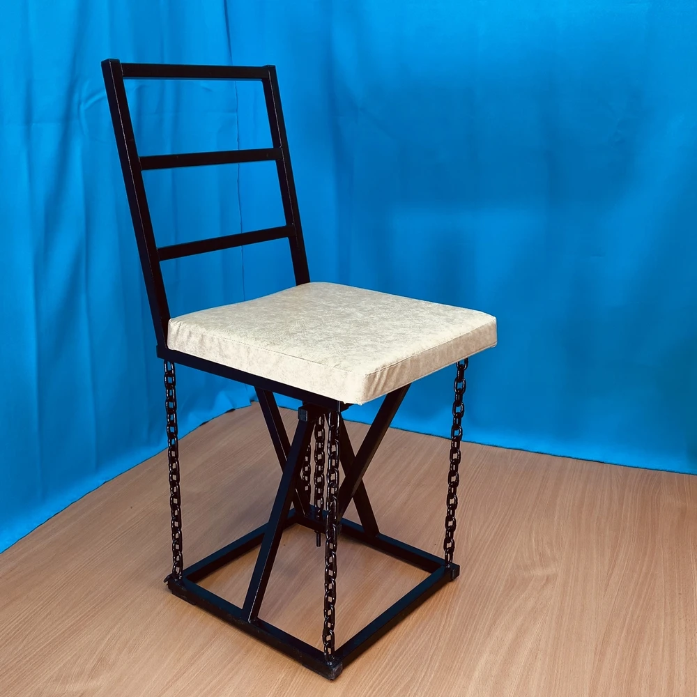 Стул ЛОФТ с мягким сиденьем на цепях New Victoria | Мебель