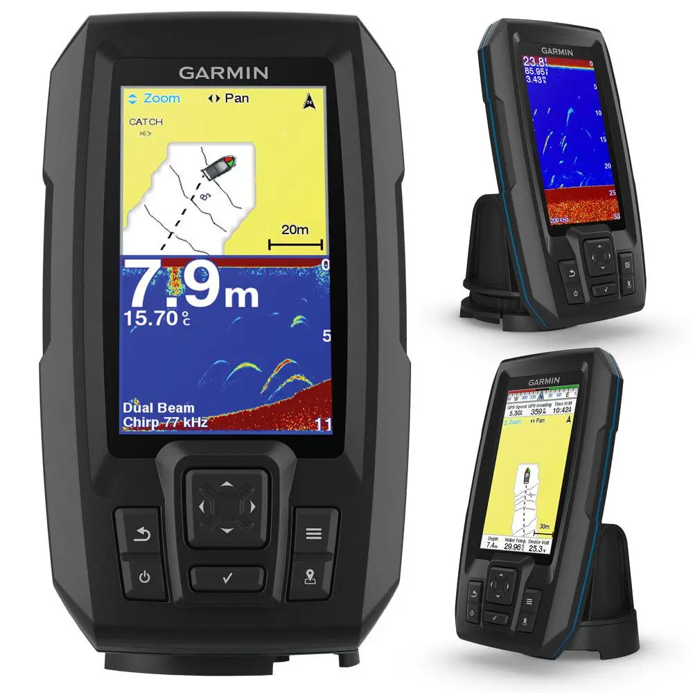Эхолот Garmin STRIKER PLUS 4 (010 01870 01) c GPS официальная гарантия 2 года для лодки катера