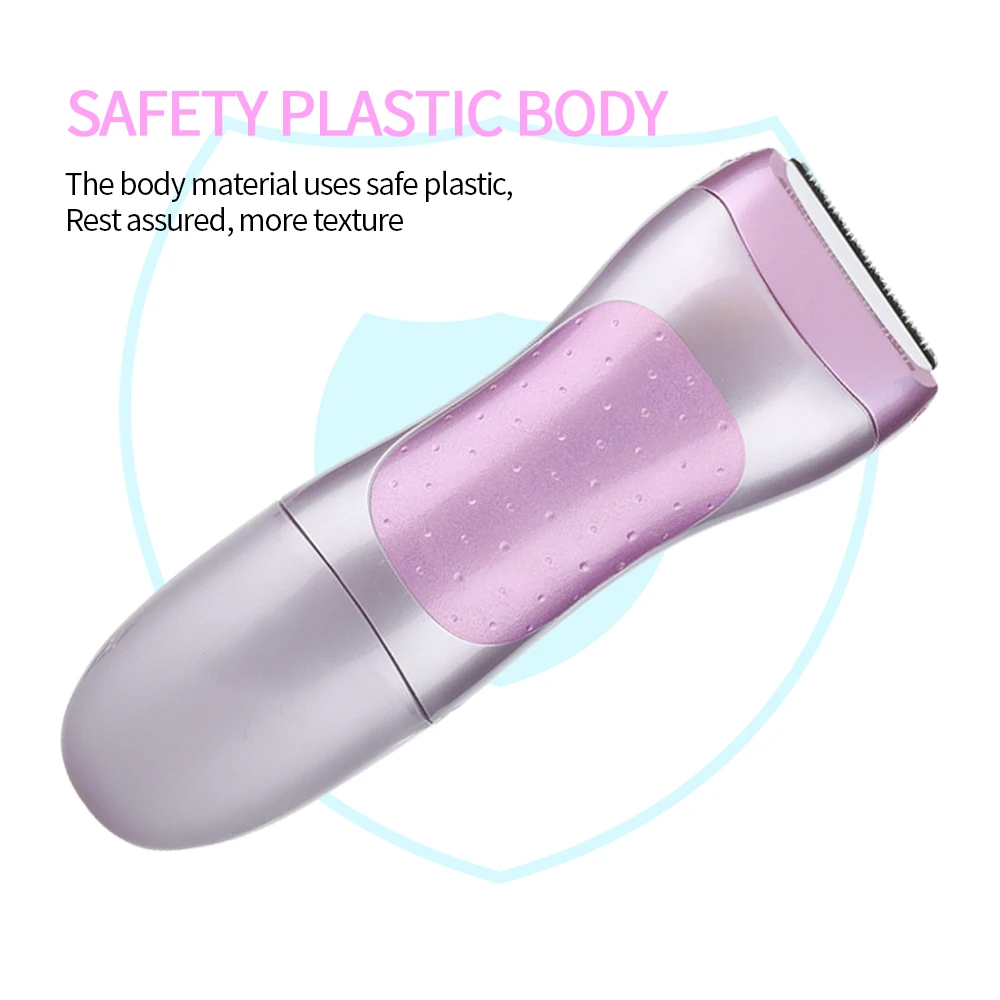 Женская электробритва на батарейках Электрический эпилятор удаление волос