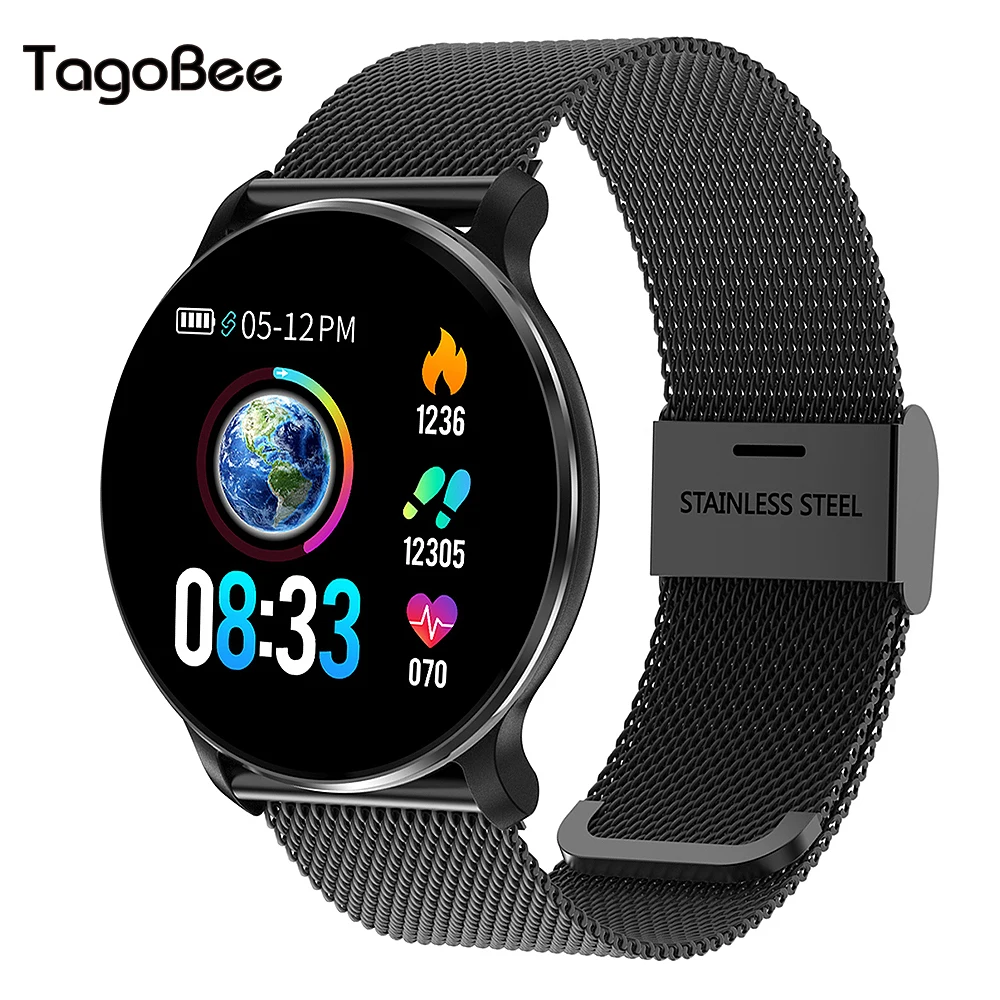 

Smartwatch Women Heart Rate Monitor Watch IP68 Waterproof Message Reminder Fitness Tracker Bracelet Men Watch For Android IOS