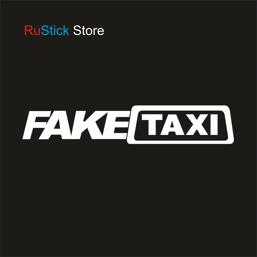 Наклейка на автомобиль Fake Taxi Фейк Такси автомобильные товары | Автомобильные