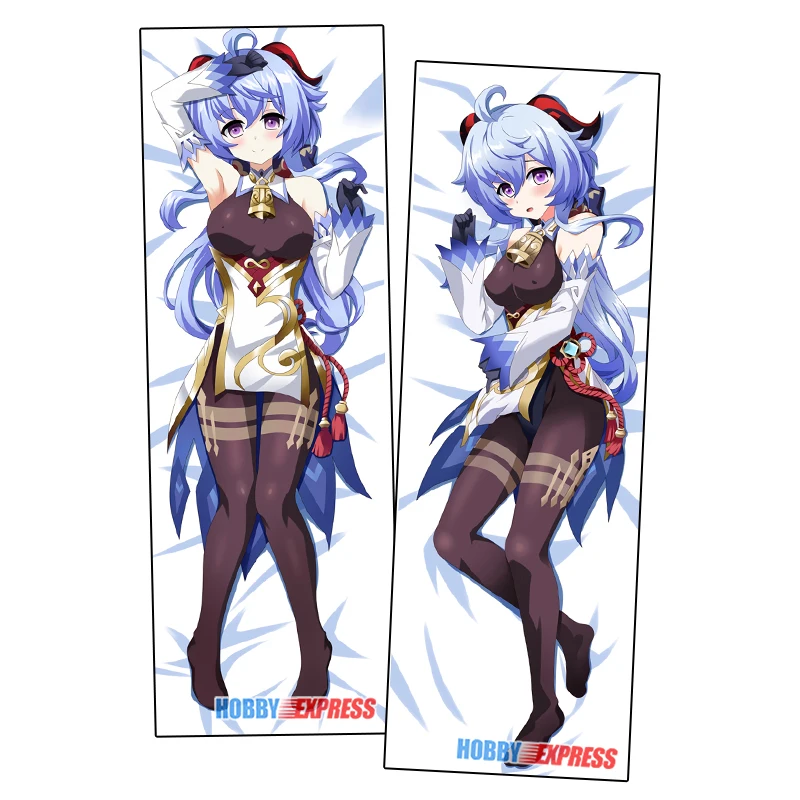 

Hobby Express Anime Dakimakura Japanese Otaku Waifu Life Size Doublesided Hugging Body Pillow Cover Ganyu Genshin Impact 21308