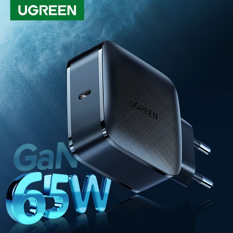 Зарядное устройство UGREEN GaN 65 Вт быстрая зарядка 4 0 3 Type C PD USB QC для iPhone 12 Pro Xiaomi