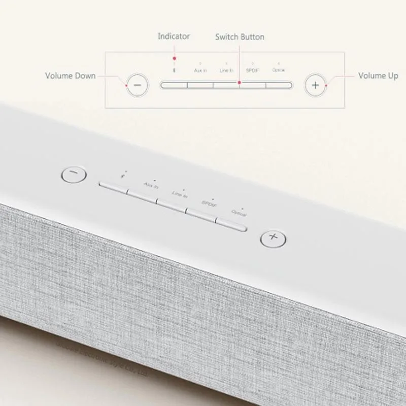 Soundbar Xiaomi Mi TV soundbar (mdz-27-da). Wireless Speaker + Sound Bar for (white) |