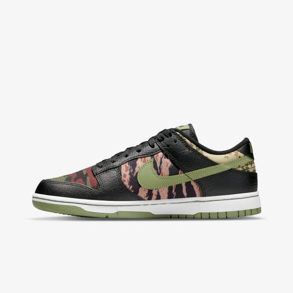 Оригинальные мужские спортивные туфли Nike Dunk Low SE Crazy Camo кроссовки | Спорт и