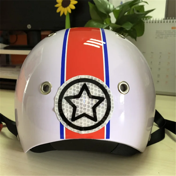 

Justice Devil Cartoon Decal Night Safety Creative Reflective Stickers for Helmet Warning Tapes for Car Decoration Made with 3M