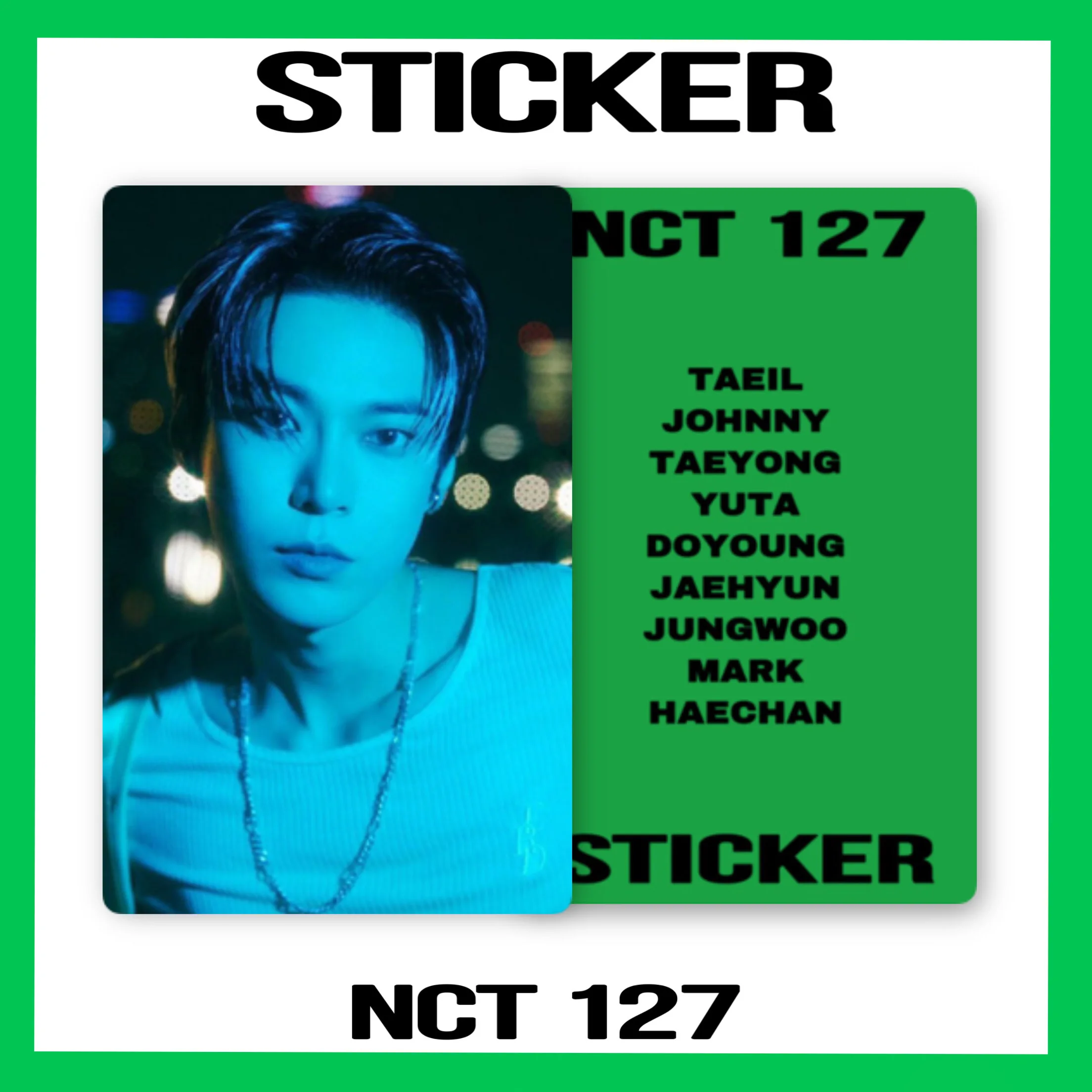9 шт/комплект Карты закладка K-POP NCT 127 STICKER для коллекции | Наборы канцелярских