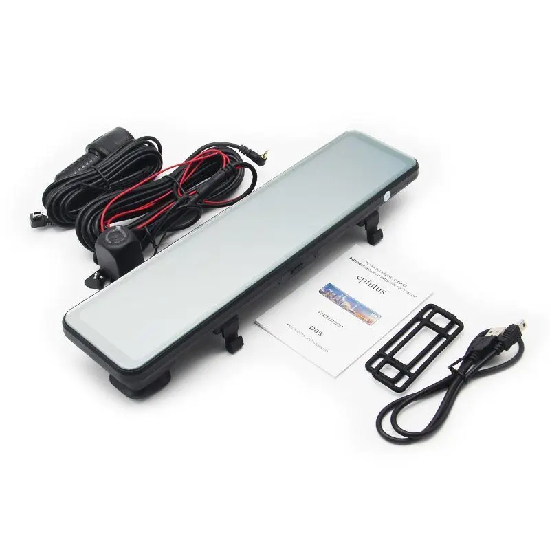 DVR Car Video Recorder for car 2 cameras Auto Registrator rear view camera Mirror D88 12 inch Full HD 1080P | Автомобили и