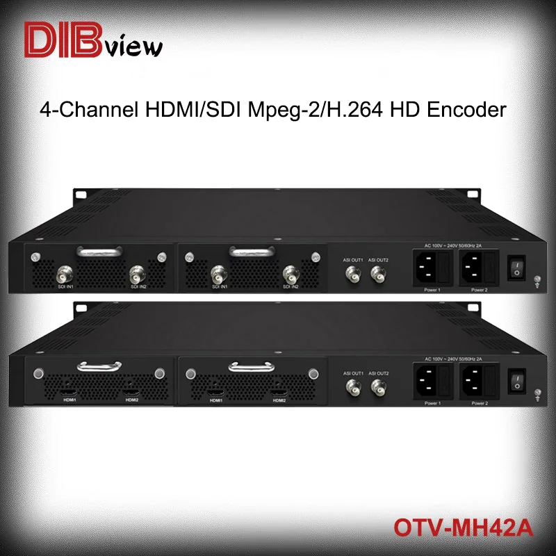 Dibview система вещания цифрового ТВ кабельного телевидения кодировщик MPEG2 H.264 4
