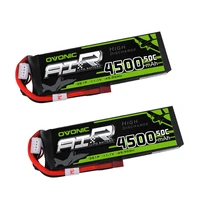 ovonic 2 pcs rc toys lipo batteries 50c 3s 4500mah 11 1v lipo battery with t plug for 18 110 rc car buggy truck boats