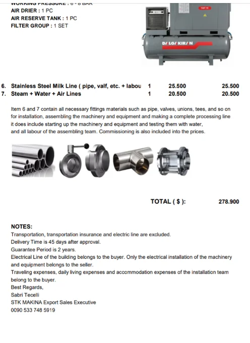 Оборудование и оборудование для производства молока йогура масляного сыра масла