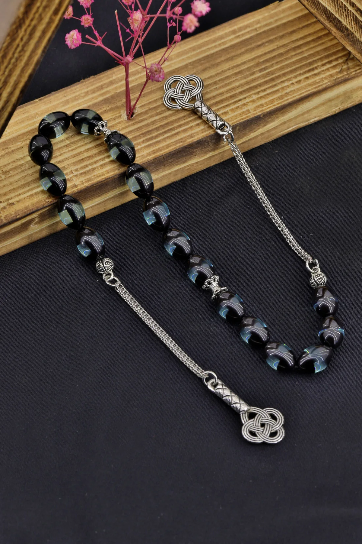 Zaza Powder Amber Rosary | Beads