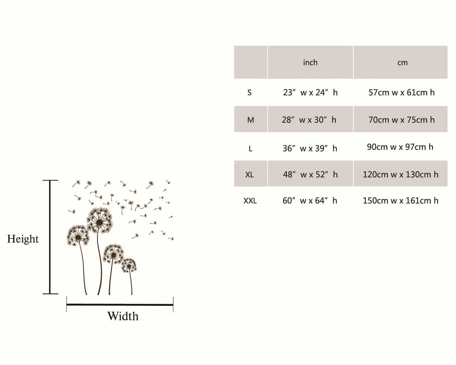 

Dandelion Flower Wall Stickers Blowing in the with Dragonfly Living Room Bedroom Home Wall Art Decor Decal