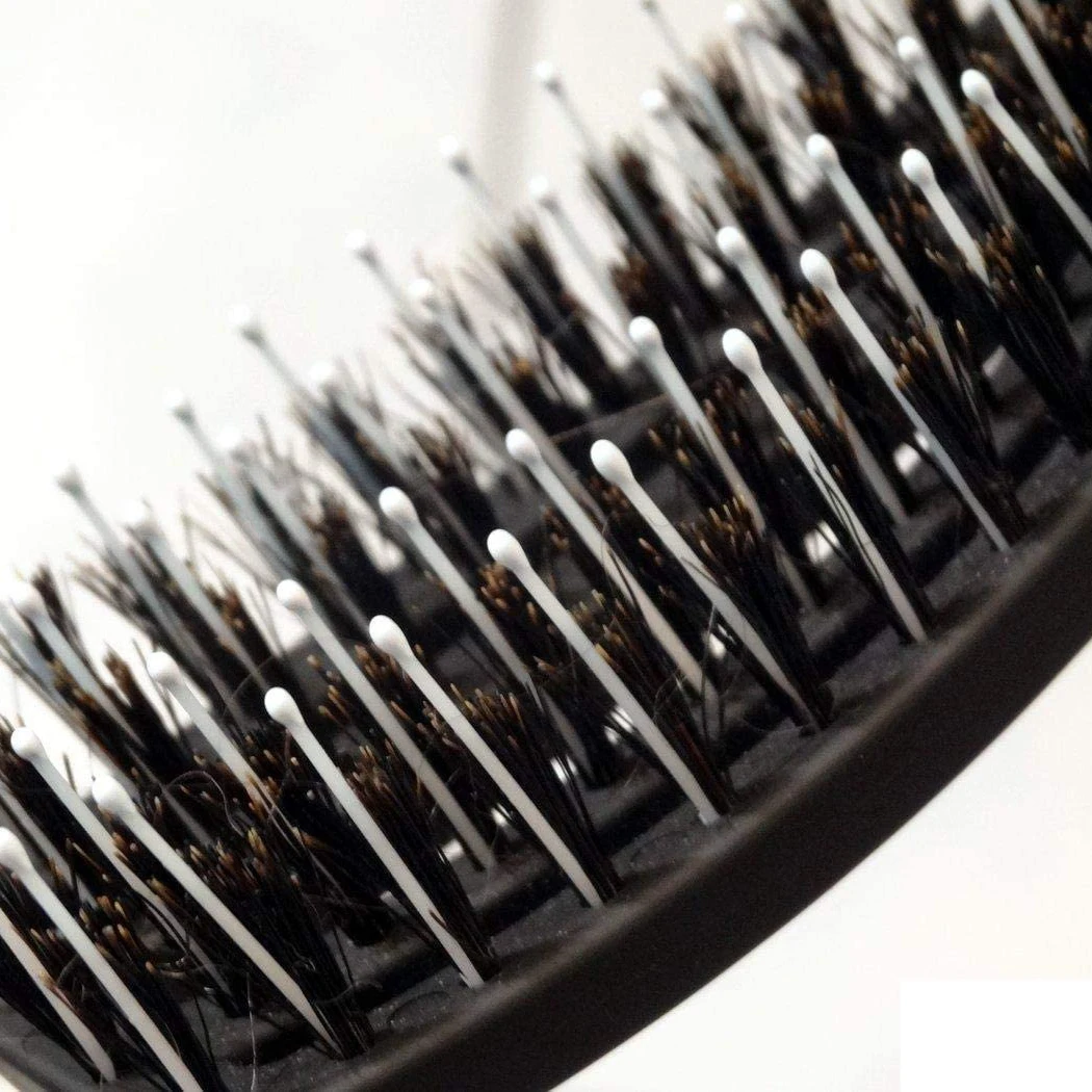 Щетка для волос профессиональная с нейлоновой щетиной и кабана 3 размера S M L |