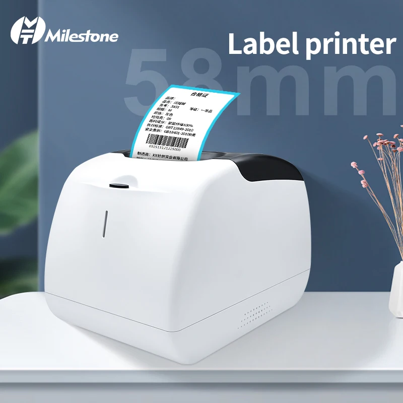 Milestone Bluetooth 58mm Thermal Multi Receipt Label paper Printer Wireless Android Mobile Impresora Termica Cash | Компьютеры и офис
