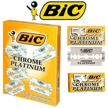 Лезвие бритвы Bic Chrome Platinum с двойным краем 100 лезвий