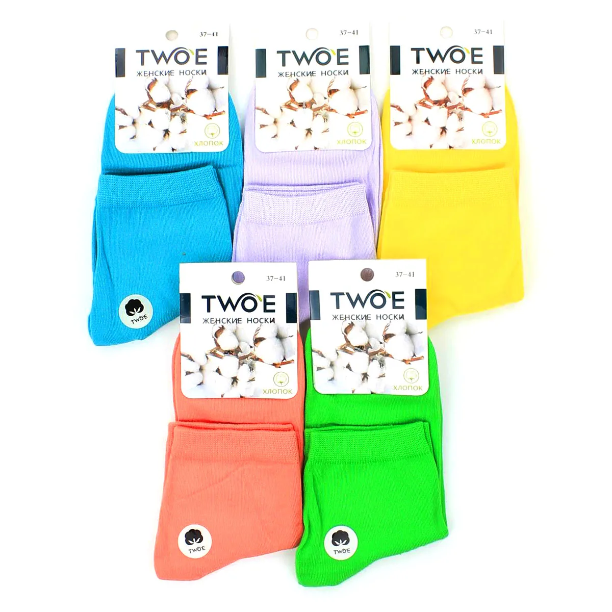 Женские носки хлопок 12 пар |