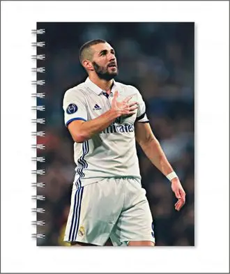 Тетрадь Бензема Карим Benzema Karim №3 А6 | Канцтовары для офиса и дома