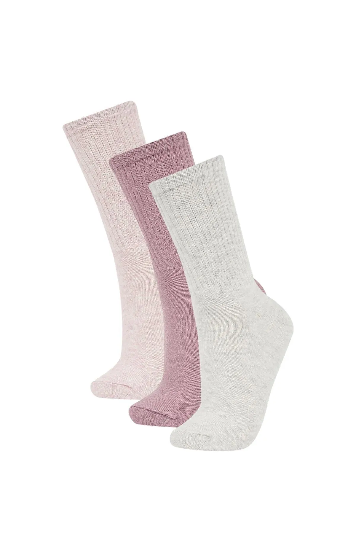 

Women's Cotton 3 Pack Long Socks