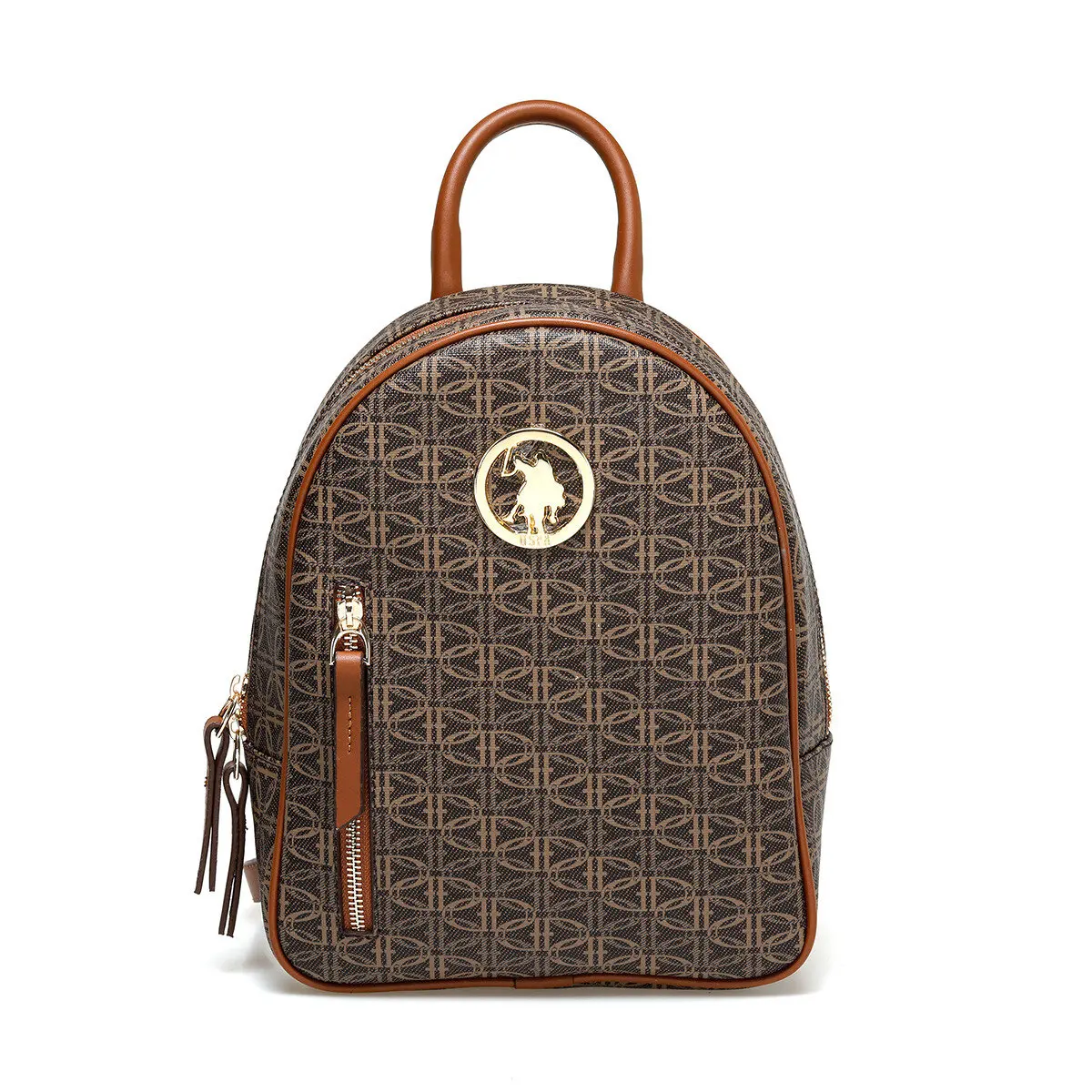FLO US20091 Коричневый женский рюкзак U.S. POLO ASSN.|Женские рюкзаки| |
