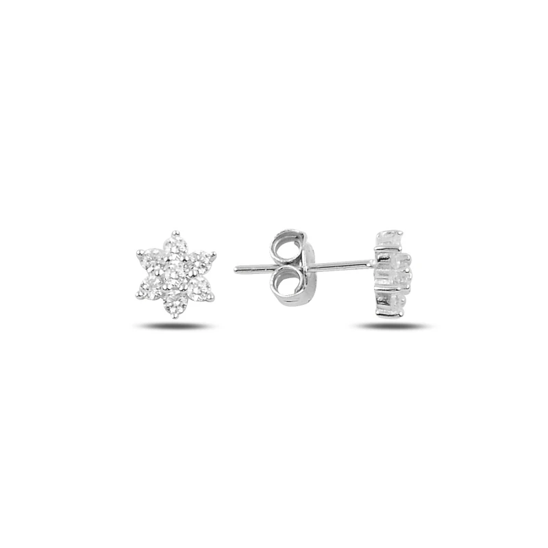 

Серебряные 925 пробы Серьги с цирконием