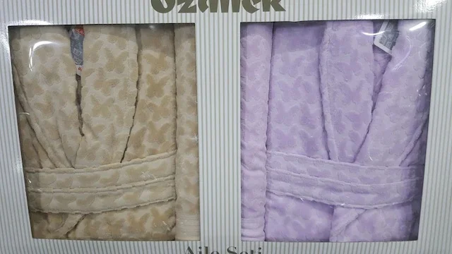 

zdilek Happy Arella Beige Lilac Family Robe Set zdilek Robe Set 247872371
