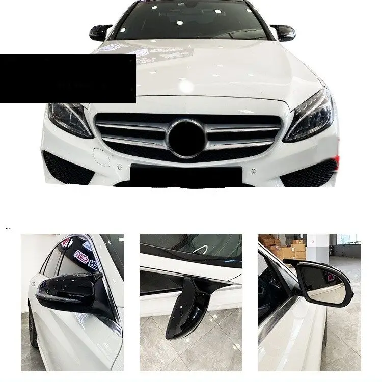 

Зеркальный чехол для Benz W205 2014-2020 C Класс Бэтмен св. Пианино черный продукт поверхность Левая Правая набор 2 шт.