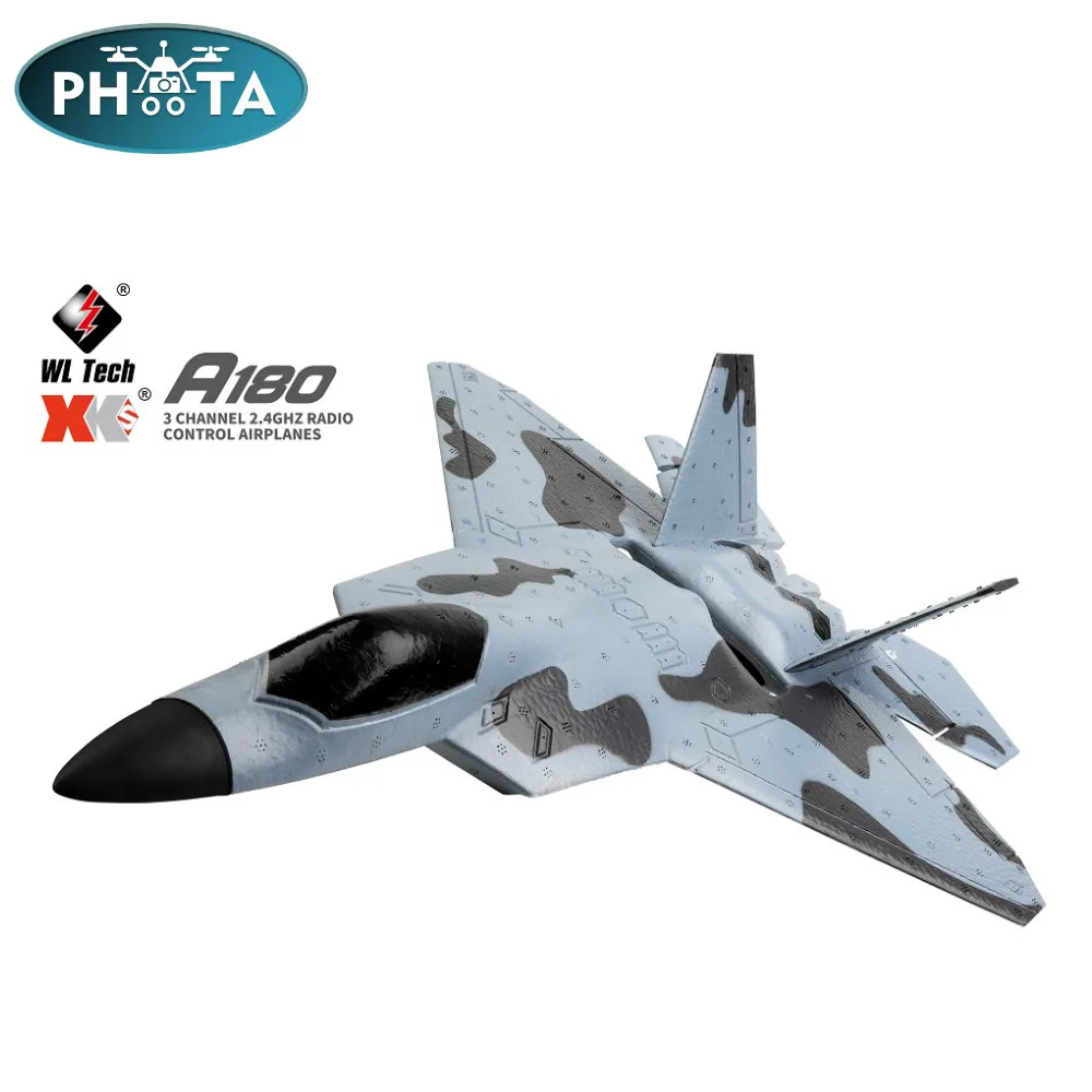 3D/6G гироскоп xk A180 RC самолет 2 4G планер бесщеточный мотор камуфляж 200 м