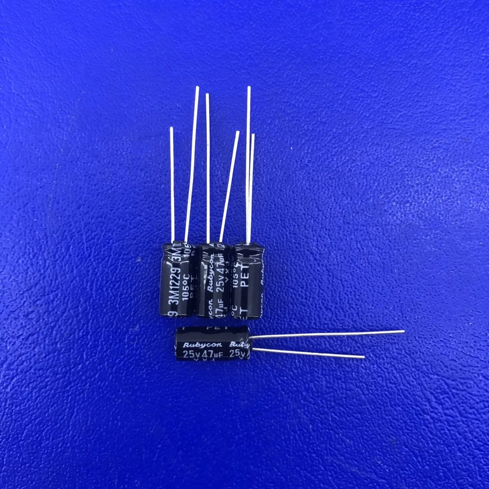 Лот 10 штук 47 мкФ 25V d05 2h11 7 105C Конденсатор электролитический RUBYCON - купить по