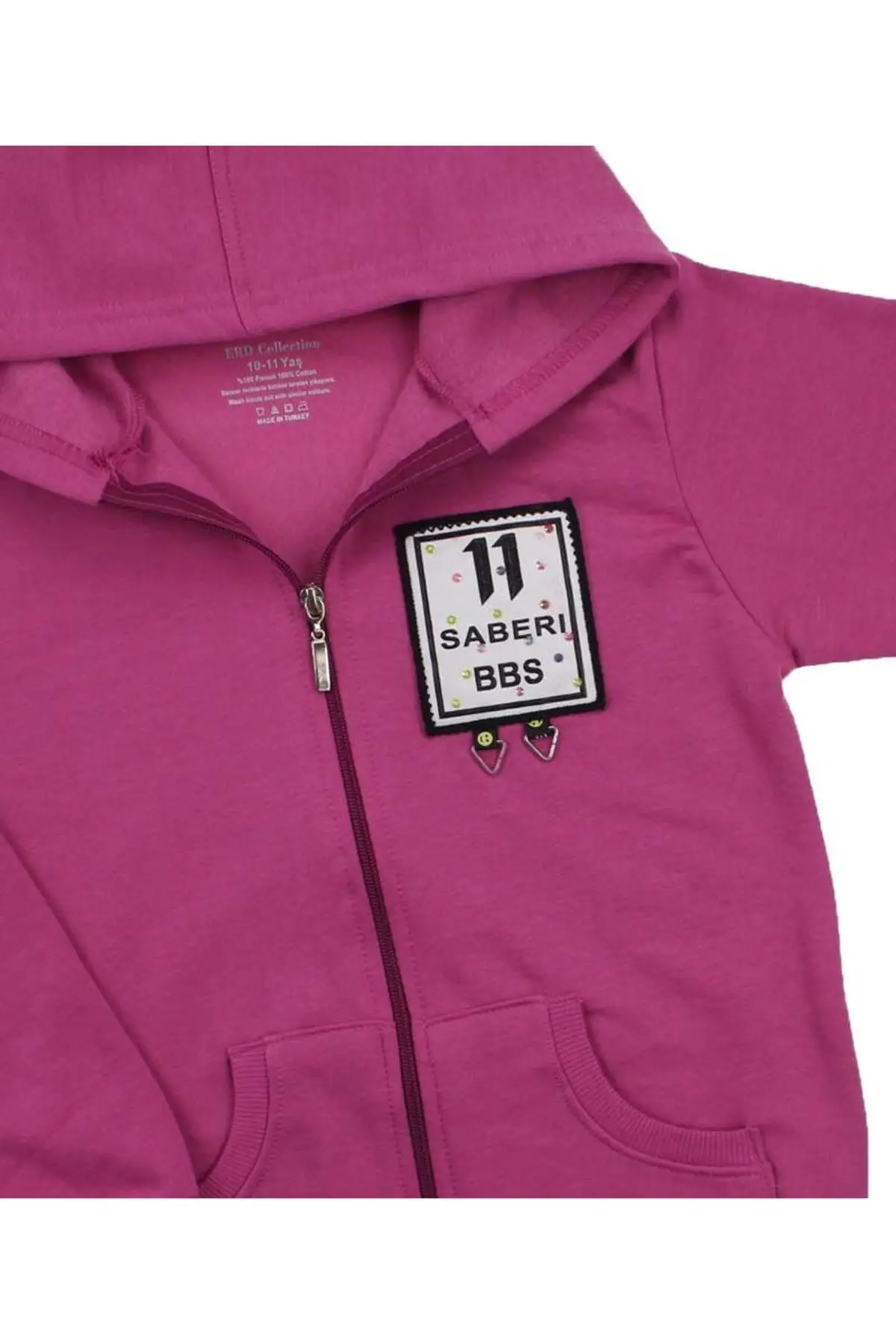 Фиолетовый зимний свитер с капюшоном для девочек|Свитера| |