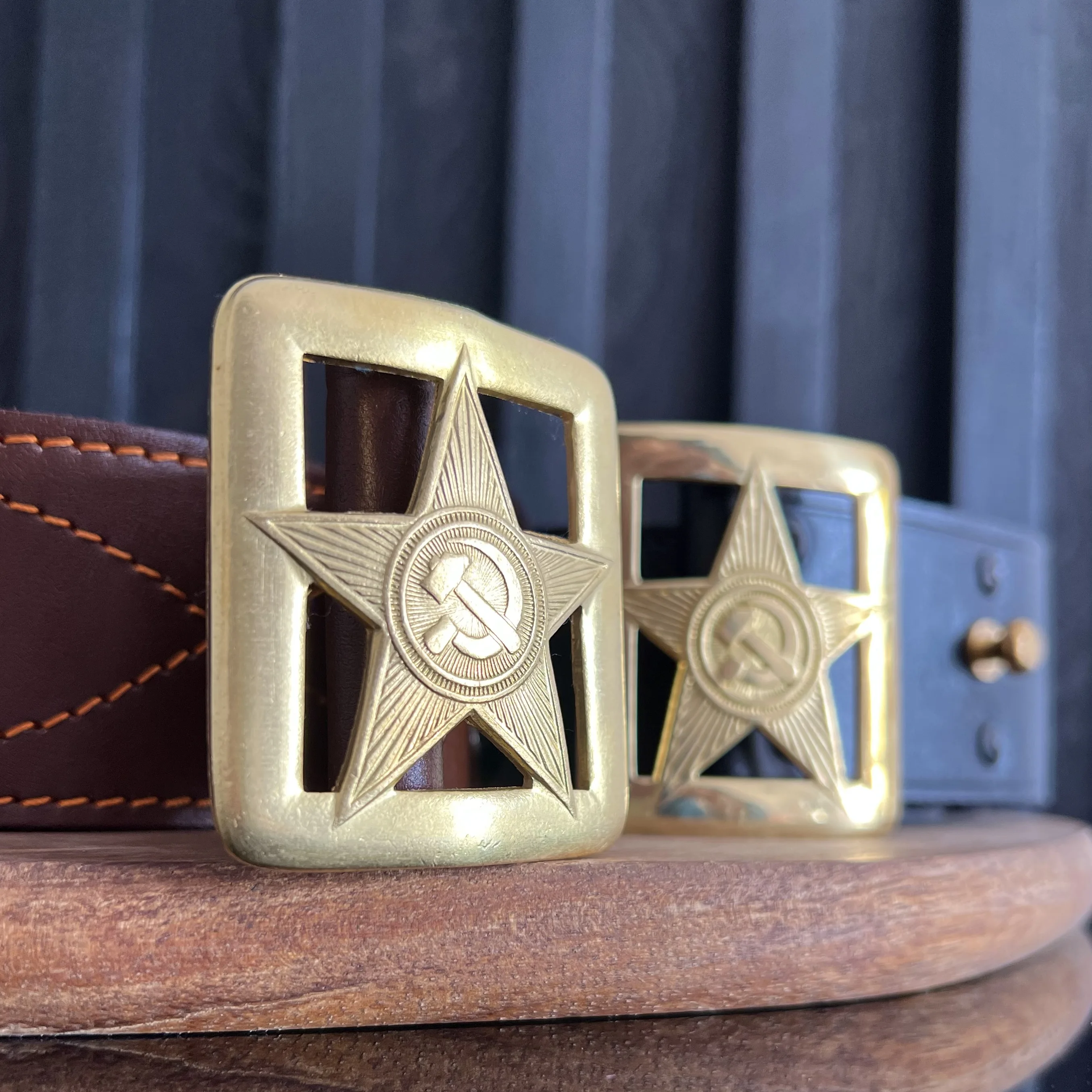 Ремень армейский СССР кожаный офицерский Генеральский парадный качественный