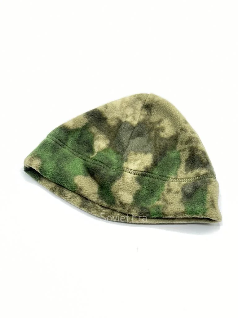 Мужская шапка из флиса камуфляж тактическая &quotМох&quot мультикам универсальный