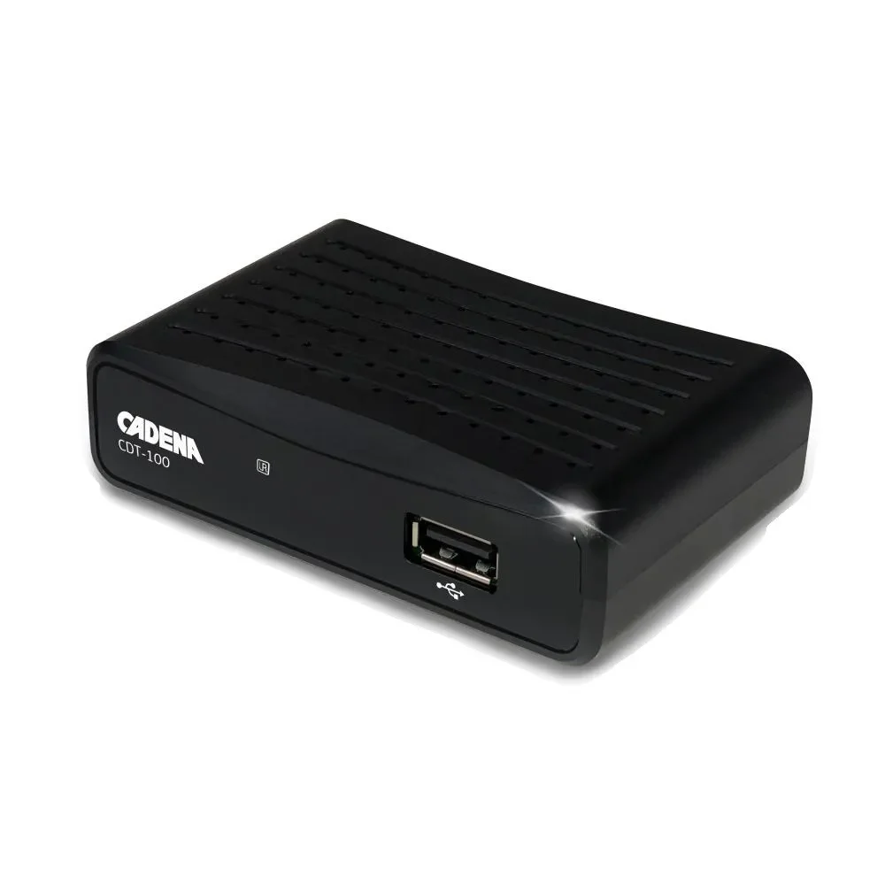 Digital Receiver Cadena cdt-100 (TS) essential DVB-T2/C TV set-top box without subscription TV-tuner media player |