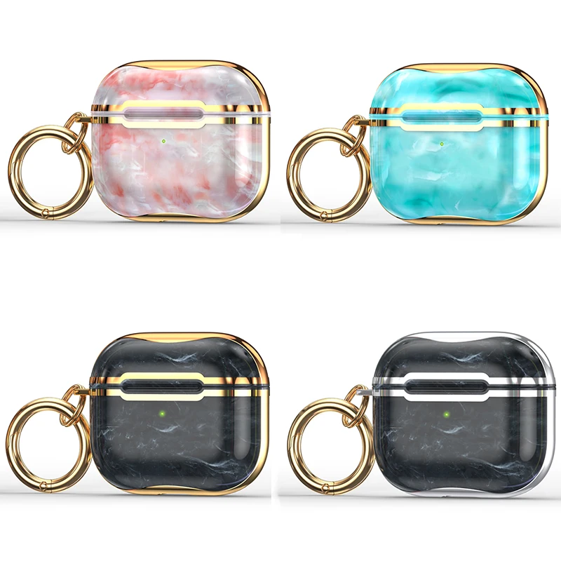 

2022 New Earphone Case for Airpods3 Airpods Pro Airpods 1/2 Earphone Safety Clamshell TPU Earphone Accessories