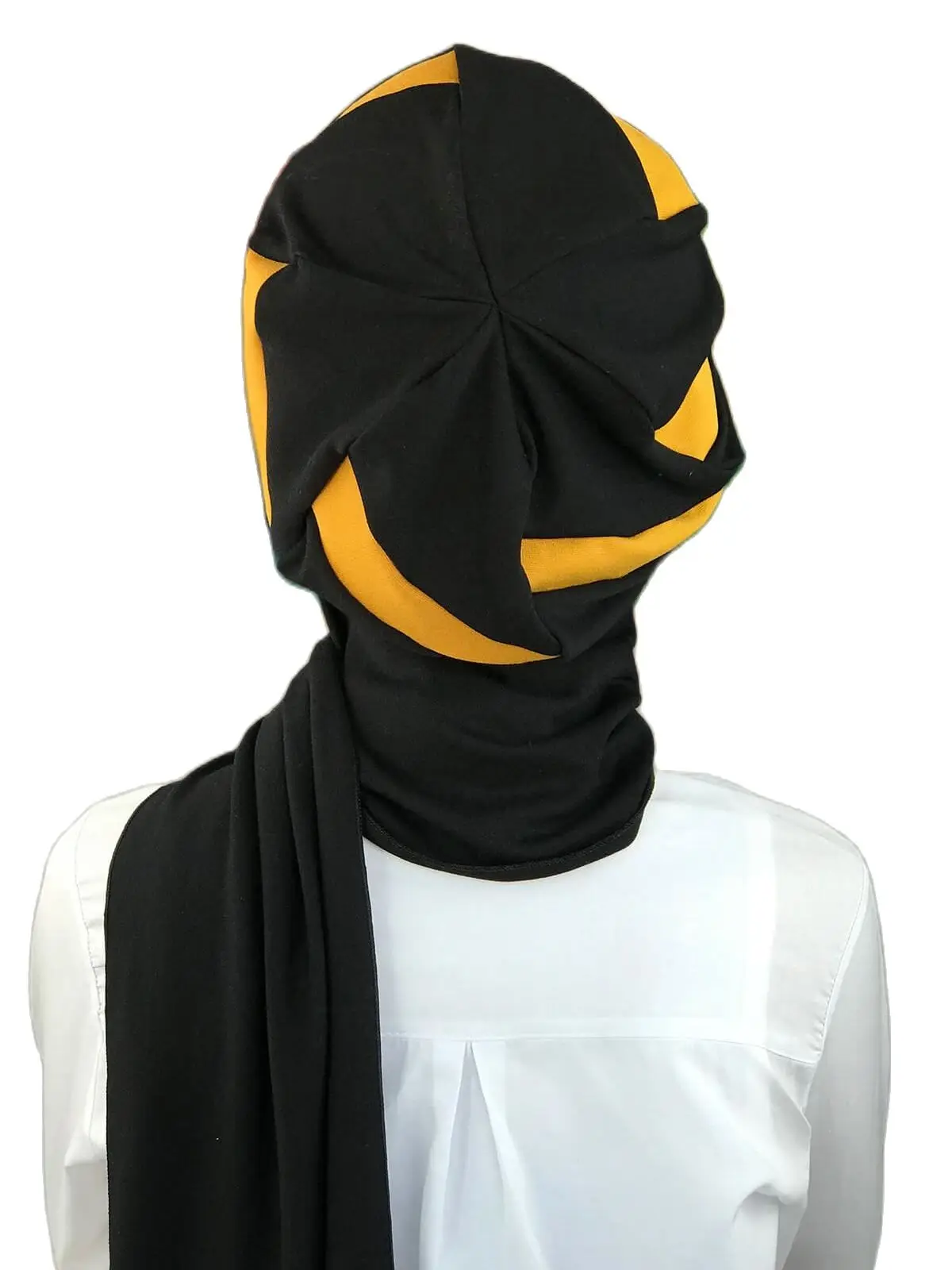 New Islamic Fashion Muslim Hijab Lady 2021 Trend Single Size Bathing Cap Beret Ready Shawl Scarf Buckle Black Hijab Hat